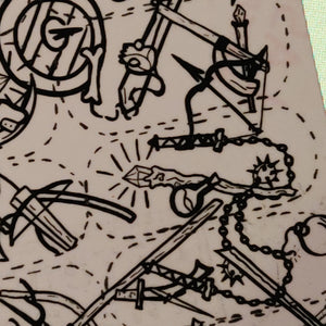 Sketchy Weapons Dealer Nail Decals